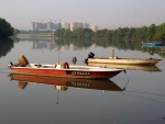 Some fishing boat at the launch point