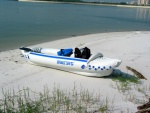 Close-up of my canoe with my barang barang