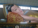 Close up of Reclining Buddha
