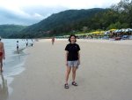 Another view of Patong beach. Our hotel is at the hill at the back