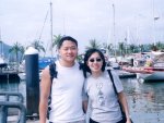 Ready to board the speed boat at the Boat Lagoon