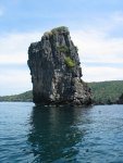 One of the many rock island in Phi-Phi area