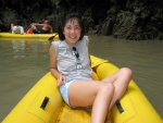 This lagoon is much smaller and water is brownish