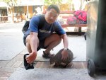 Me with a Quokka