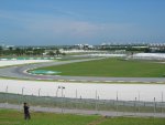 View of race circuit