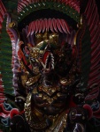 A statue inside a Balinese Restaurant